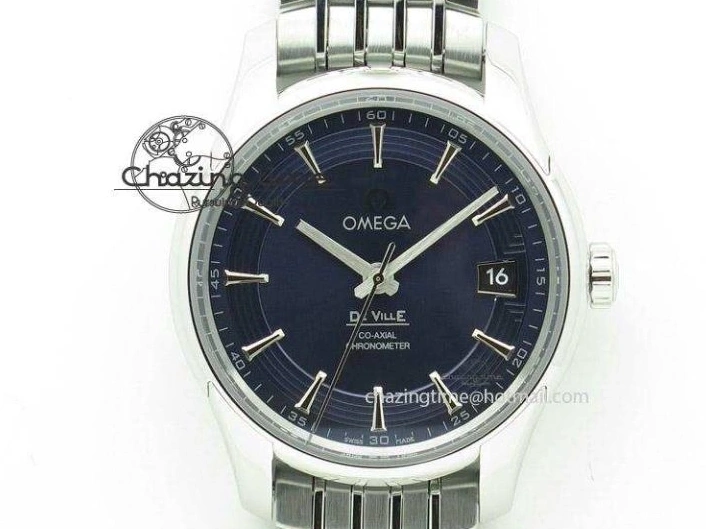 0113 De Ville MK 1:1 Best Edition SS Black Dial On Black Leather Strap A HighQuality 8261